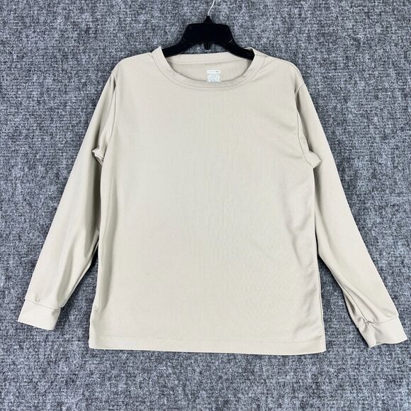 United Shirt Mens M Beige Base Layer Cold Weather Military Tactical Issue USA - Picture 1 of 6